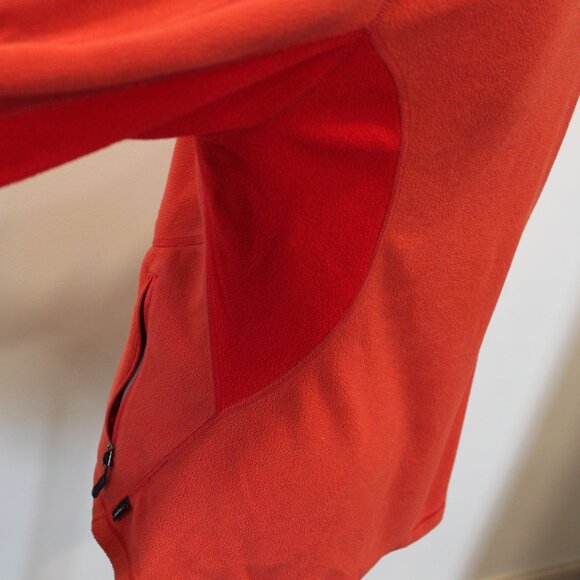 Gander Mountain Medium Weight Fleece Jacket in Orange/Red Size L - Picture 6 of 9